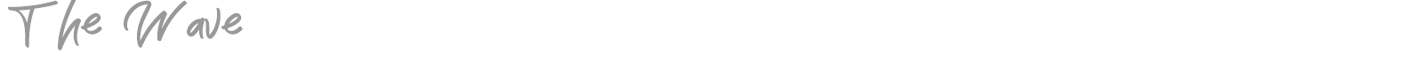 The Wave font preview